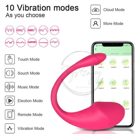 Vibrerend Ei met App voor G-Spot Stimulatie